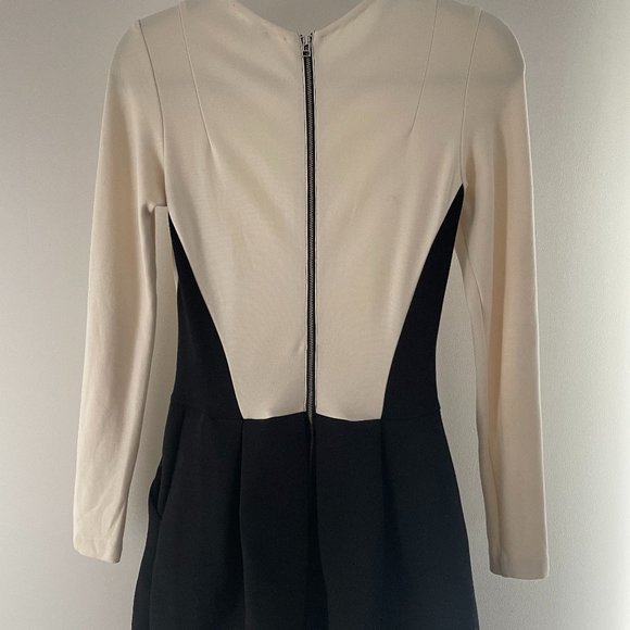 Wilfred Dress - Black and Cream - Picture 3 of 3